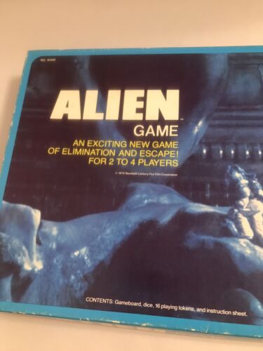 Vintage 1979 Alien Board Game By Kenner - 100% Complete! Alien Game - Picture 2 of 16