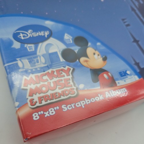 New Disney World Castle Scrapbook Album 8” x 8” Mickey Mouse & Friends, Sealed - Picture 2 of 7