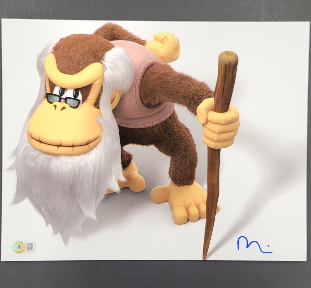 Fred Armisen signed Cranky Kong 11x14 photo Super Mario autograph A~ Beckett BAS
