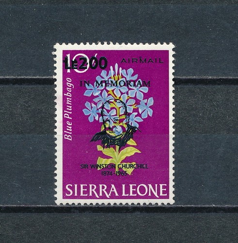 Sierra Leone  C41 MNH, Churchill Overprint, 1965 - Picture 1 of 2