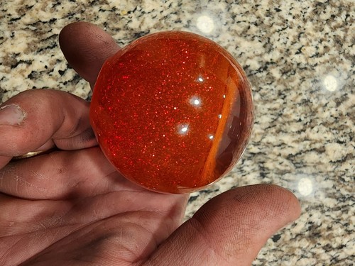 Vintage Red Metal Flake Custom Shift Knob Hot Rod, Rat Rod shifter rat fink - Picture 7 of 8