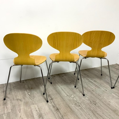 6 x Vintage Arne Jacobsen Fritz Hansen Ant Chairs 3101 - Picture 10 of 18