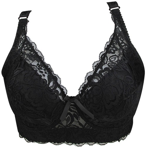 Reggiseno donna ferretto pizzo coppa modellata reggiseno per tutti i giorni sexy lingerie reggiseno - Foto 13 di 44