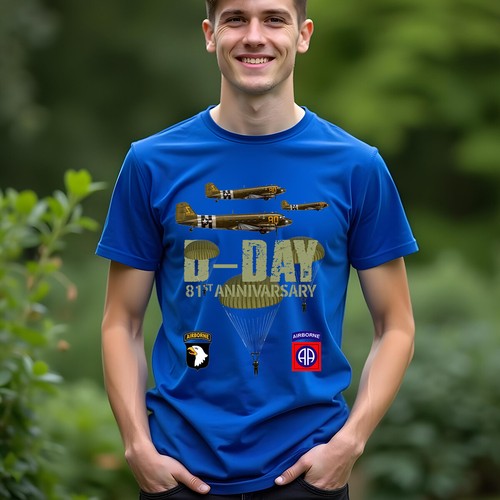 Camiseta Family Paracaidista Día D 1944 Segunda Guerra Mundial Normandía Militar 1#DD - Imagen 12 de 19