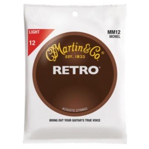 Martin MM-12 Retro Monel Acoustic Guitar Strings - Light Gauge