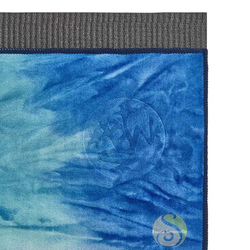 Serviette de yoga eQua Hand dye pacific blue Manduka - Imagen 4 de 4