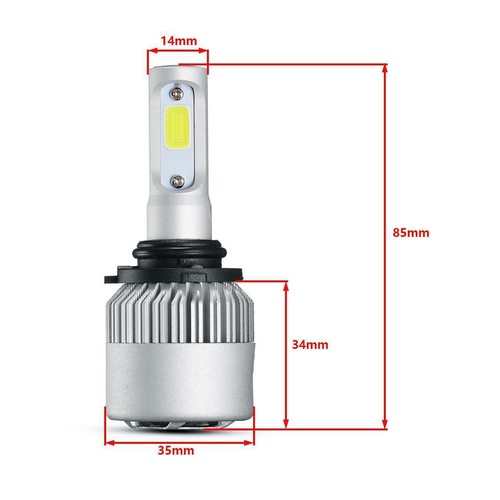 4x 9005 9006 LED Headlight Bulbs for Toyota Corolla 2001 2002-2013 High Low Beam - Picture 11 of 12