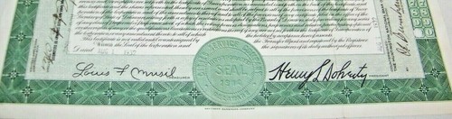 Vintage City Services Co. Stock Certificate XL104225 - 2 Shares Aug 1 1932 E.C. - Picture 3 of 4