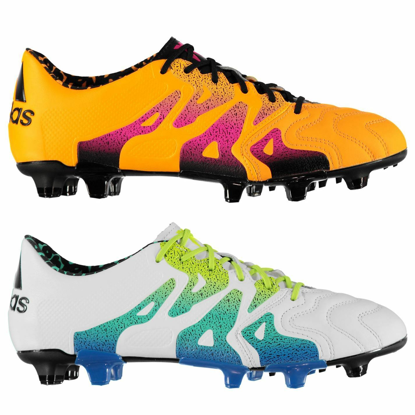 Adidas X 15.1 Cuero artificial de Tierra Firme Fútbol botas Hombre Botines De Fútbol Adidas X 15.1 Cuero artificial de Tierra Firme Fútbol botas Hombre Botines De Fútbol