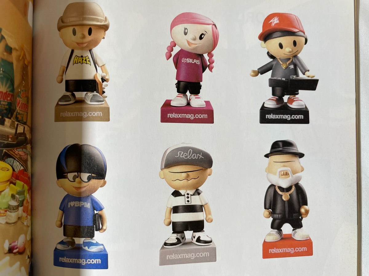 Relax Magazine Boy Mini Figure Complete set lot Japan TGB