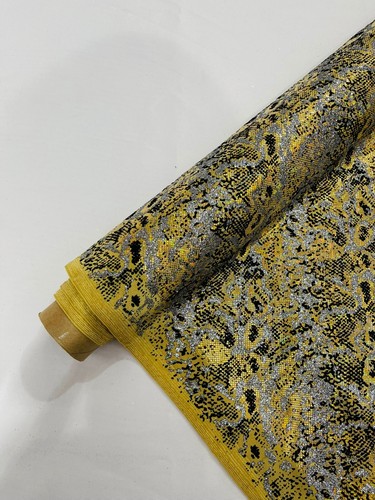 Snake Design Shattered Glass Nylon Spandex Fabric, 4-Way Stretch, By The Yard. - Picture 13 of 57