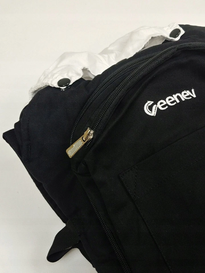 Mochila portabebés ergonómica canguro con asiento de cadera delantero y trasero calidad Foto 3 de 4