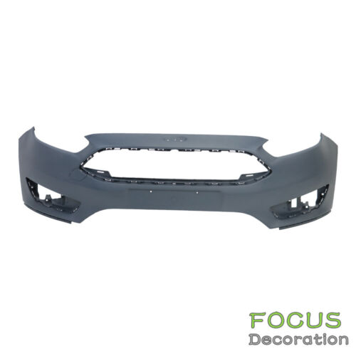 Primed Front Bumper Cover For Ford Focus 2015 2016 2017 2018 S/SE/SEL 4Door - Picture 2 of 11