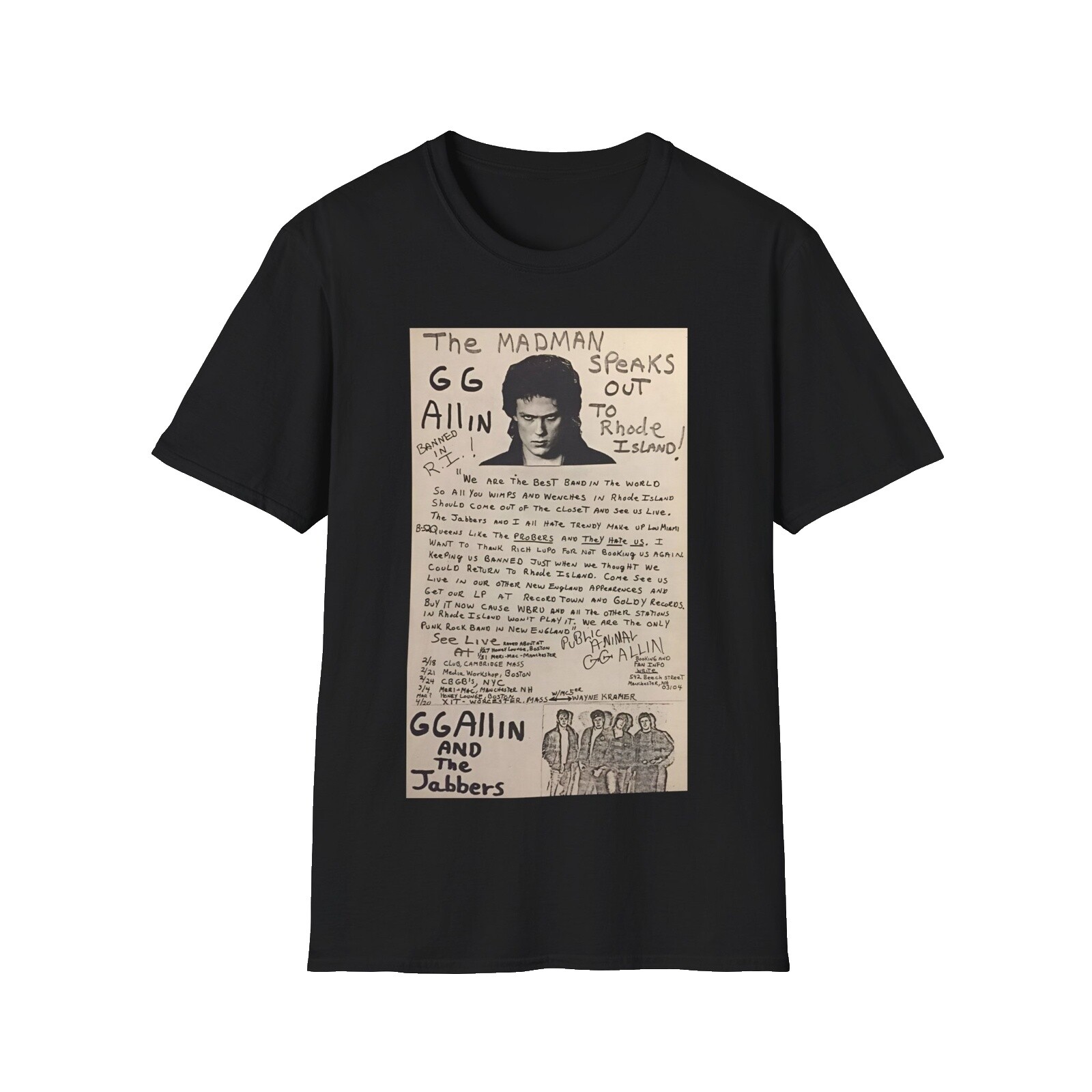 GG ALLIN / GGアリン 現地オリジナルポスター 当時物 ハードコア Gg Allin Poster | eBay