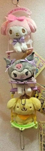 Sanrio Blanco Mascot 6 Caractors set Kuromi Pochacco Purin Kitty Sinamo MyMelody - Picture 2 of 10