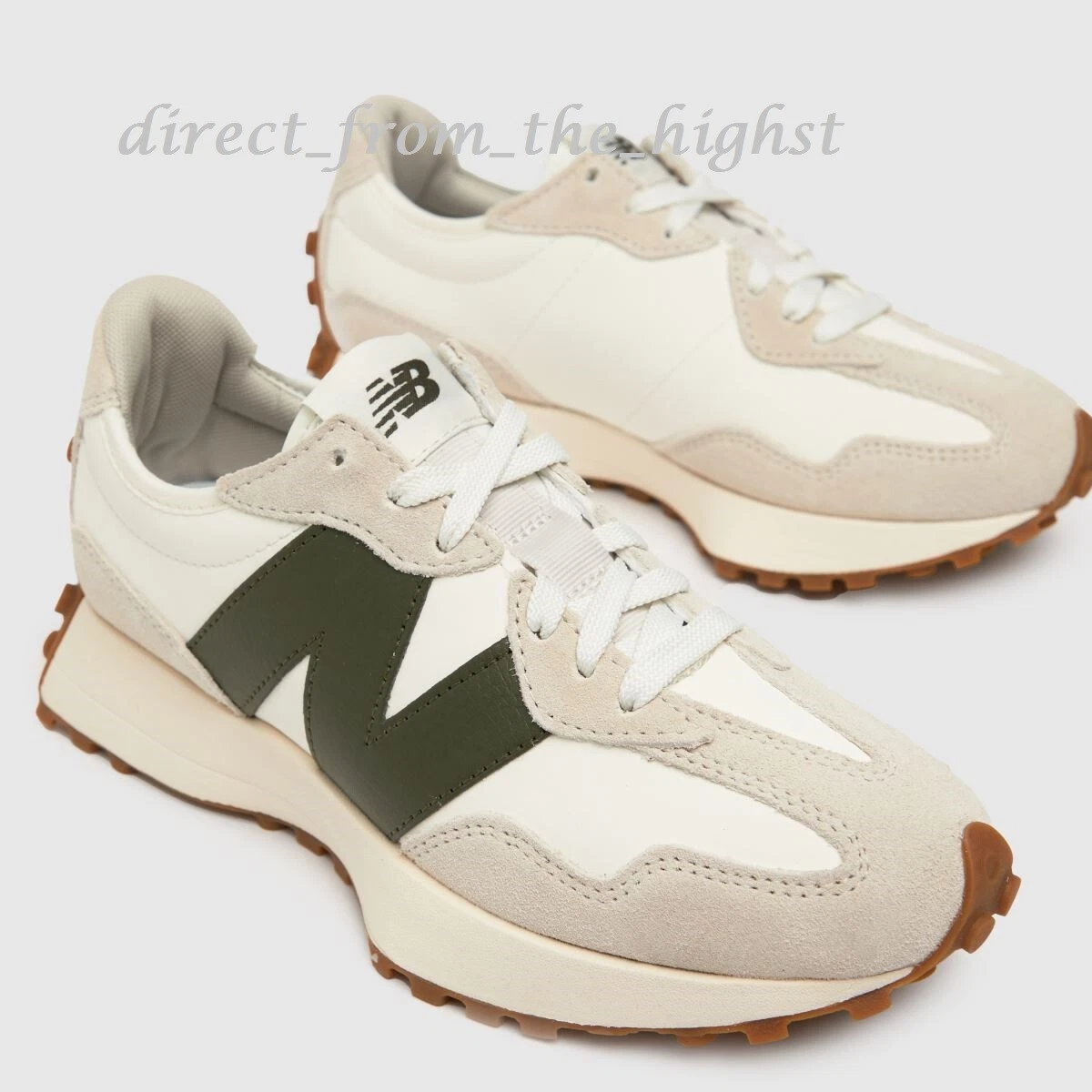 New Balance 327 MOONBEAM SEASALT OAK LEAF GREEN Size UK ALL SIZES 