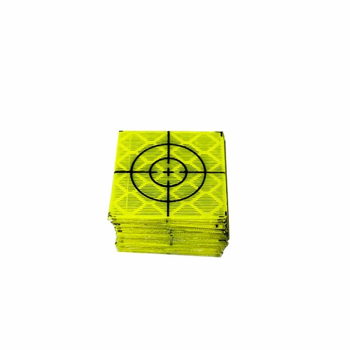 NEW 100PCS REFLECTOR SHEET 20X20MM REFLECTIVE TAPE TARGET (FLUORESCENT GREEN) - Picture 2 of 6