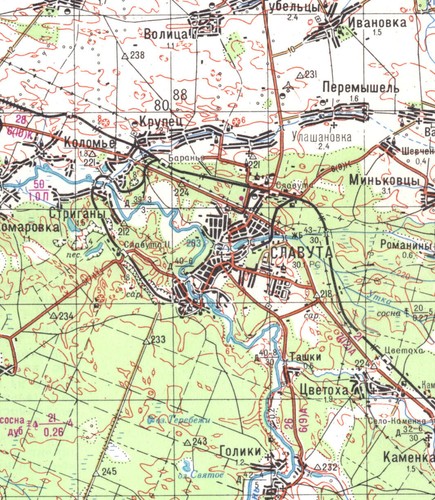 Mapa topográfico militar soviético ruso - RIVNE (Ucrania), 1:200 000, edición 1980 - Imagen 4 de 6