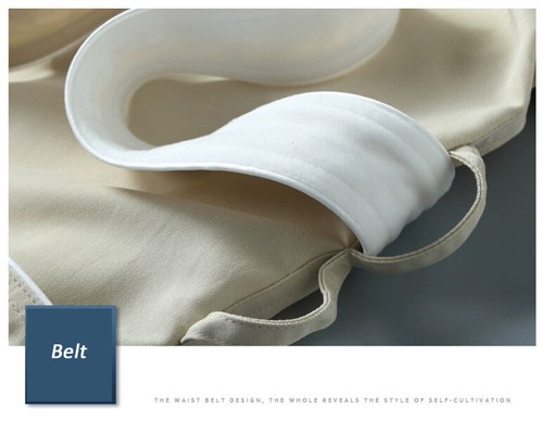 Herren Damen Bademantel Bademantel Fleece gefüttert Kleid Heim Pyjama lang Nachtwäsche Frühling - Bild 9 von 29