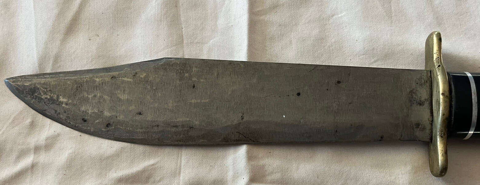 2 VINTAGE HANDMADE CUSTOM BOWIE KNIVES eBay