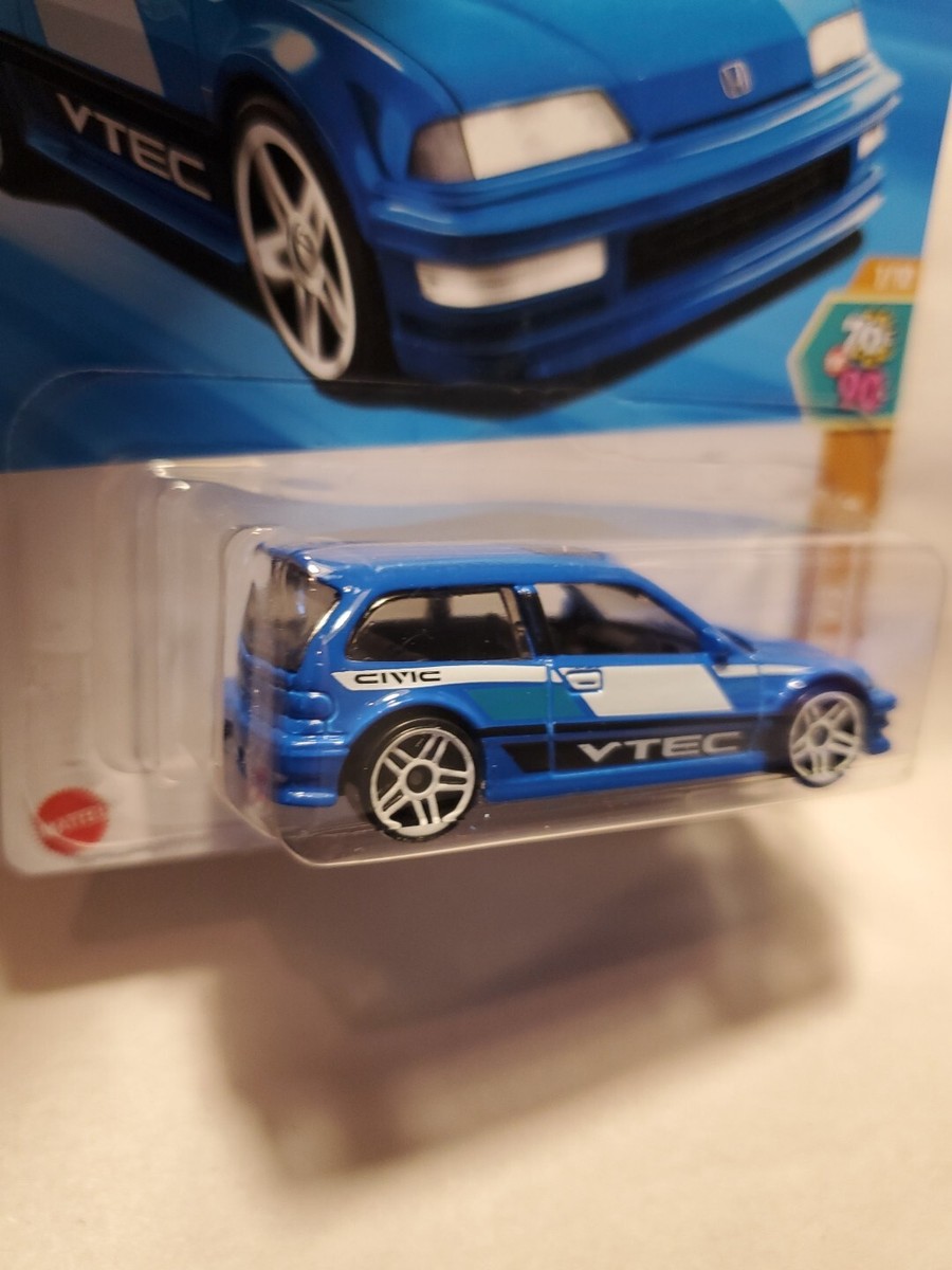 2025 Hot wheels 1990 HONDA CIVIC EF BLUE Series HW '70S Vs