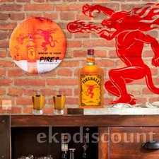 FIREBALL WHISKY RETRO TIN SIGN 12 INCH Brand New! WHISKEY DRAGON U.S. SELLER