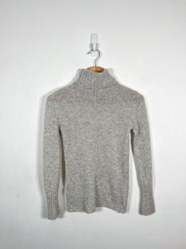 Jigsaw Jumper Womens Size XS Grey Roll Neck Cashmere Wool Soft Knit Sweater - Picture 2 of 10