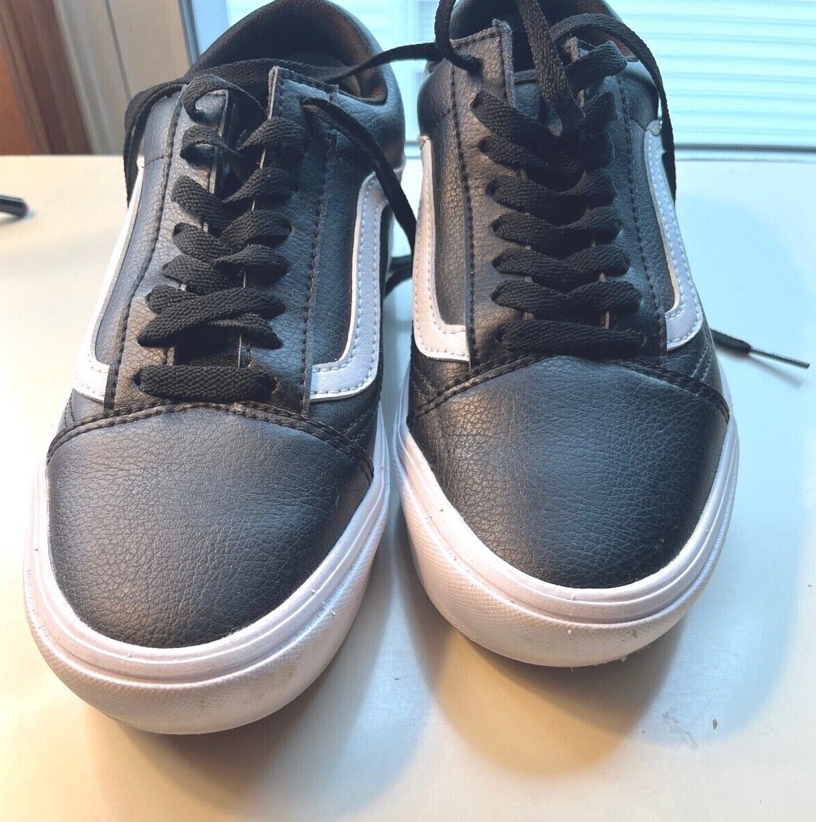 VANS OldSkool ComfyCush Classic Tumble Black / White Men's Sz /Women's 8 | eBay VANS OldSkool ComfyCush Classic Tumble Black / White Men's Sz /Women's 8 | eBay