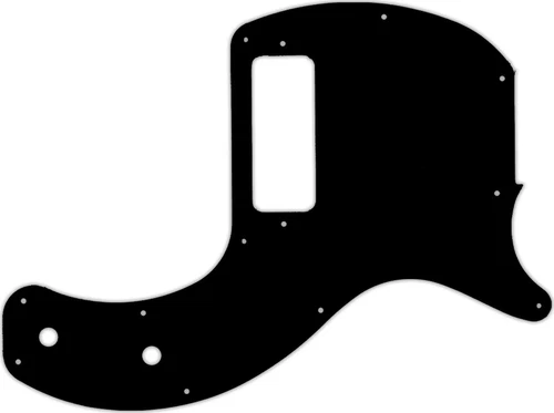 WD Custom Pickguard For Gibson 2019-Present Les Paul Junior Tribute DC #03 Bl...