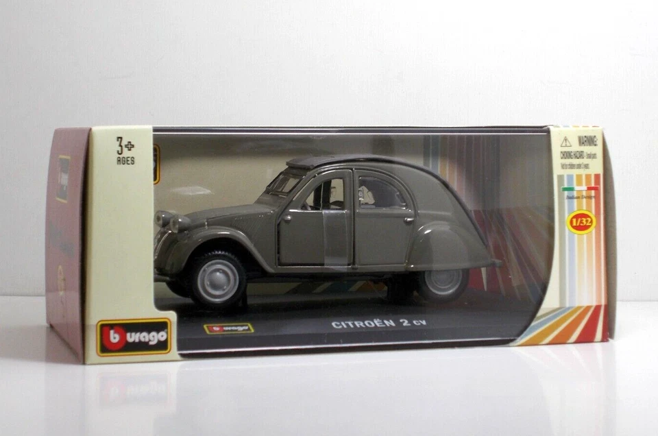 Bburago 43210 CITROËN 2CV "Grey"- Street Classic METAL 1:32 - Immagine 2 di 2