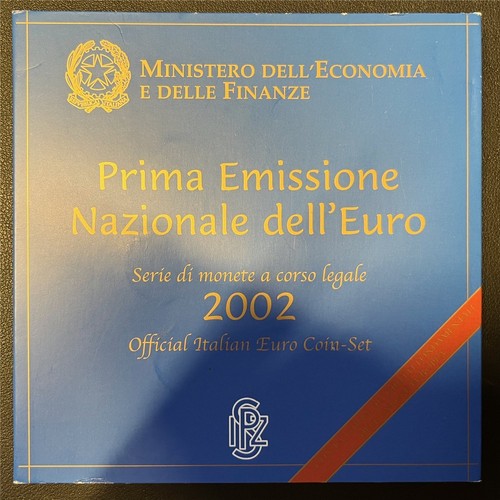KMS - Italien 2002 - "Prima Emissione Nationale dell` Euro", ("ungeöffnet") - Bild 1 von 7