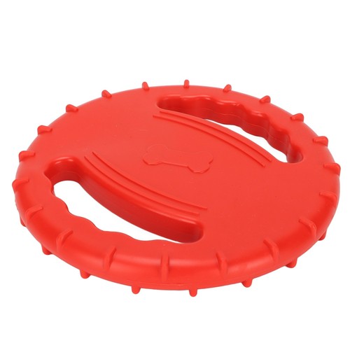 Dog Flying Disc Toy Flexible Squeaky Toy Hollow Pet Training Flying Disc - Picture 5 of 18