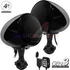 600W AMP Bluetooth Waterproof Motorcycle Stereo Speaker Audio MP3 System AUX USB