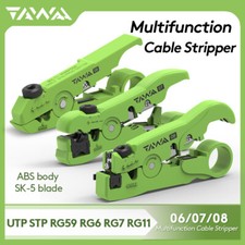 Coaxial Cable Stripper for UTP/STP RG59 RG6 RG7 RG11 Network Cable Stripper