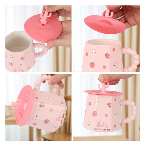 Wiederverwendbare Silikon Tasse Deckel Anti-Staub Luftdicht Kaffeebecher Abdeckungen Universelle Passform - Bild 5 von 14