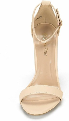 Women's Chunky High Heel Sandals Ankle Strap Open Toe Wedding Party Dress Shoes - Picture 12 of 101