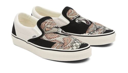 Vans Classic Slip On Desert Snake/Black Size 6.5 Men/8 Women