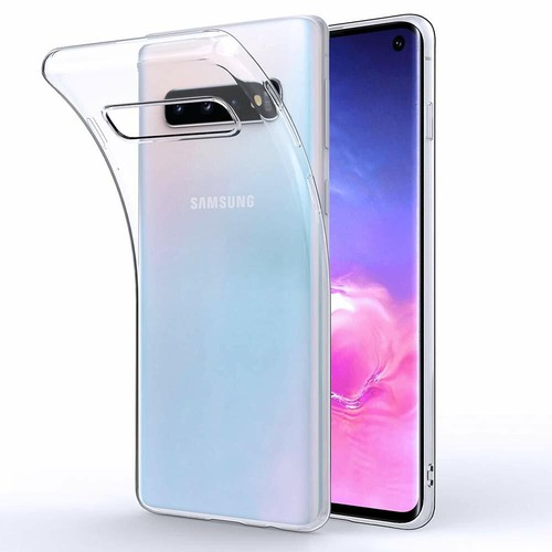 Hülle für Samsung Galaxy S10 Plus Silikon Schutzhülle TPU Klar Slim Case Handy - Bild 4 von 7