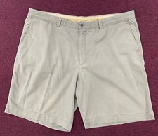 Tommy Bahama Shorts Mens 42 Chino Casual Golf Flat Front Green 9 Inseam