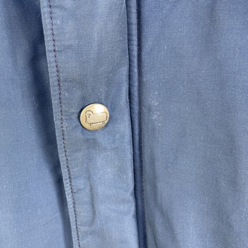 Vtg Woolrich 60/40 Parka Hooded Blue Wool Plaid Lined Men's XL - Picture 8 of 18