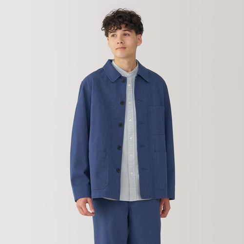 Mono MUJI Kapok Mezcla Espiga XS-XXL Negro/Natural/Azul Ahumado Hombres Nuevo con Etiquetas - Imagen 8 de 34