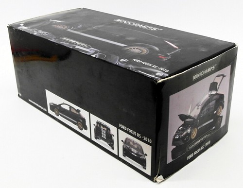 Minichamps 1/18 Scale Model Car 100 080066 - 2010 Ford Focus - Black - Picture 5 of 5