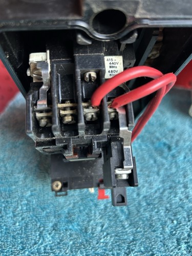 TELEMECANIQUE LE1-D123 Contractor W/white Enclosure Electric Starter Box USED - Foto 12 di 13