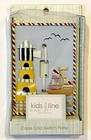 Kids Line Cape Cod Switchplate ~ Nautical Theme ~ Lighthouse & Sailboat