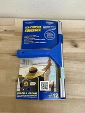 New Ettore 17012 All-Purpose Squeegee, 12-Inch, Blue