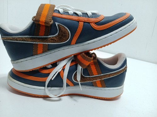 Nike Vandal Low Swoosh (312456-481) Gr. 7,5 blau/blaze orange Basketball SCHUHE Vintage - Bild 4 von 7