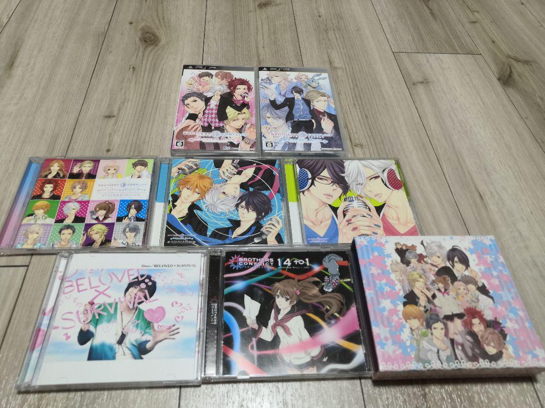 新作商品 Excellent] BROTHERS From Set CD + software PSP CONFLICT アニメ