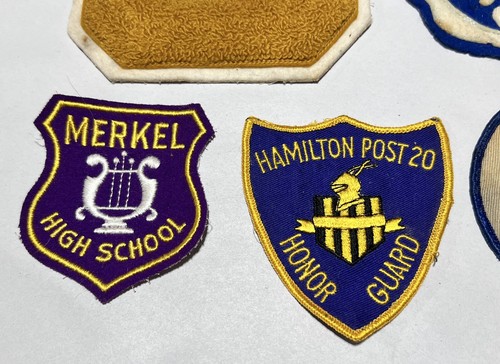 5 Embroidered Patch Sew On embroidered Merkel High School hamilton mixed lot - Picture 5 of 6
