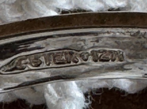 Bracciale Landstroms Sterling 12K Black Hills Oro Argento Cavalli e Foglie - Foto 4 di 5
