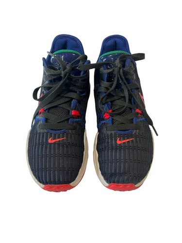 Nike Lebron WitnessRed-Blue Black YouthKids RubberSole Shoes Siren 6Y DD0423-005 - Picture 3 of 11